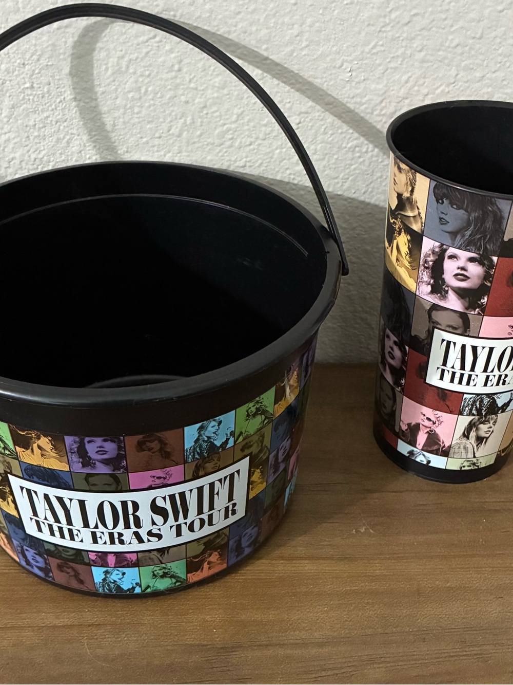 Taylor Swift Black Multi-Color Mosaic Fan Bucket & cup